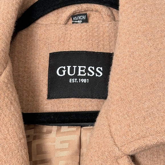 Guess Women's Camel Trench Coat - Picture 3 of 4